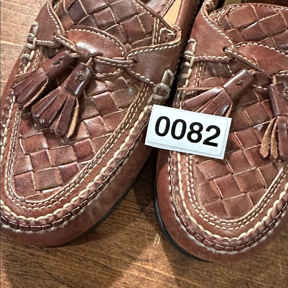 Johnston & Murphy Brown Leather Loafers with Tassels - Picture 8 of 8